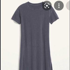 BNWOT Loose Vintage Garment-Dyed MIDI TShirt Dress